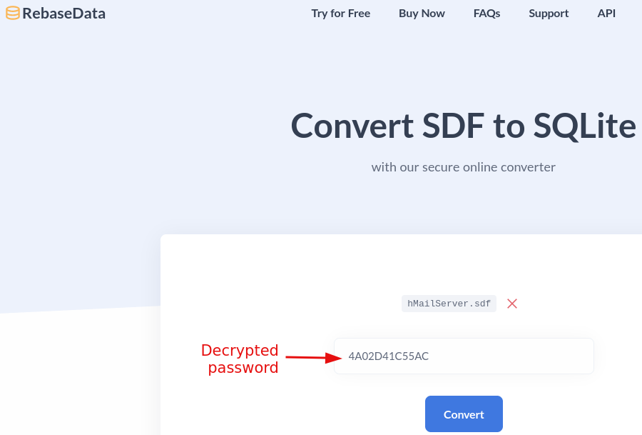 sdf file conversion