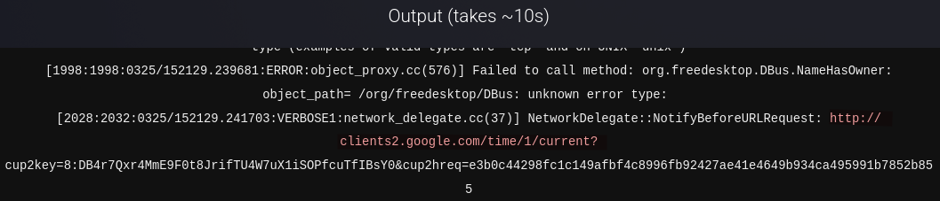 Browsed network capabilities