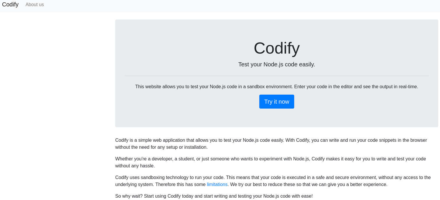 Codify Website