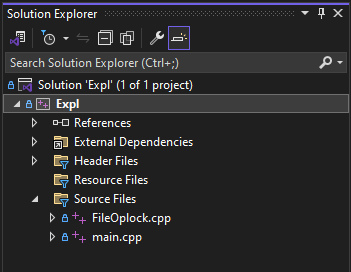 Solution Explorer