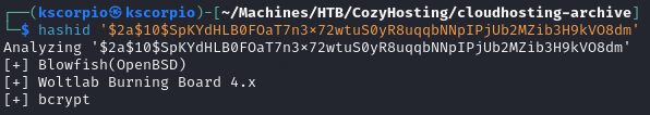 cozyhosting-hash-ID