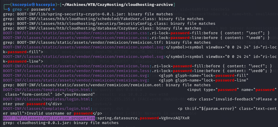 cozyhosting-password-in-archive