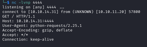 SSRF local test nc response