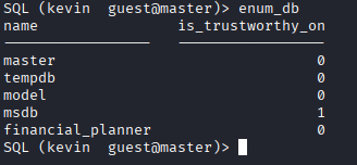 database enumeration