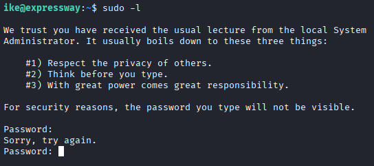 sudo privileges