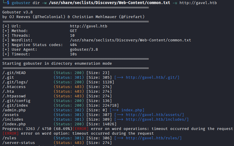 Gobuster command
