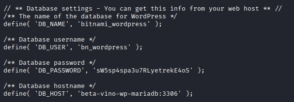 Giveback database data
