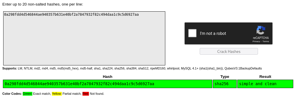 password hash cracked