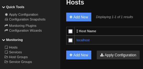 Configuration - localhost