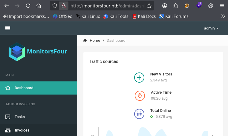 MonitorsFour dashboard