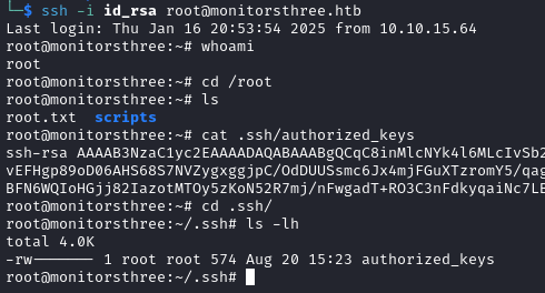 SSH root login