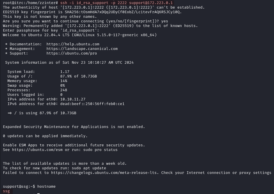 root SSH login