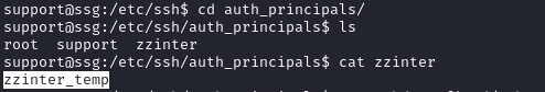 zzinter valid principal name