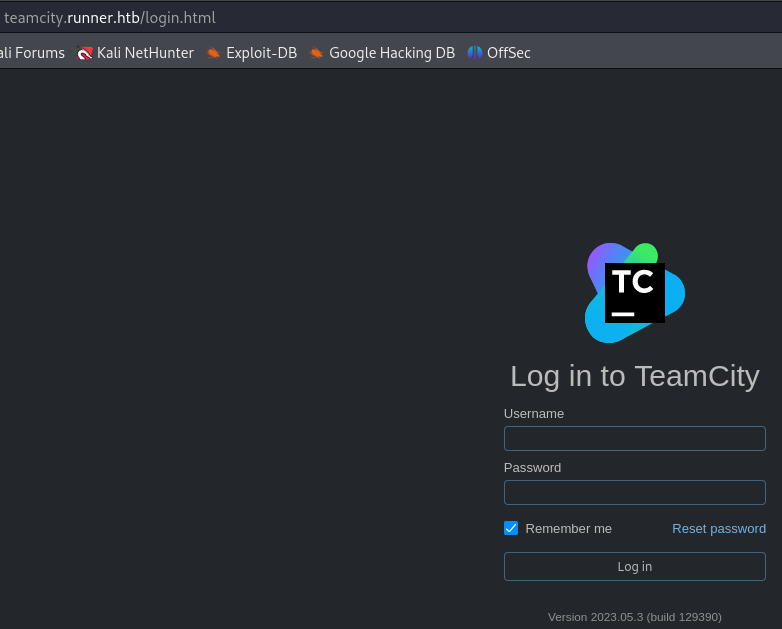 teamcity subdomain