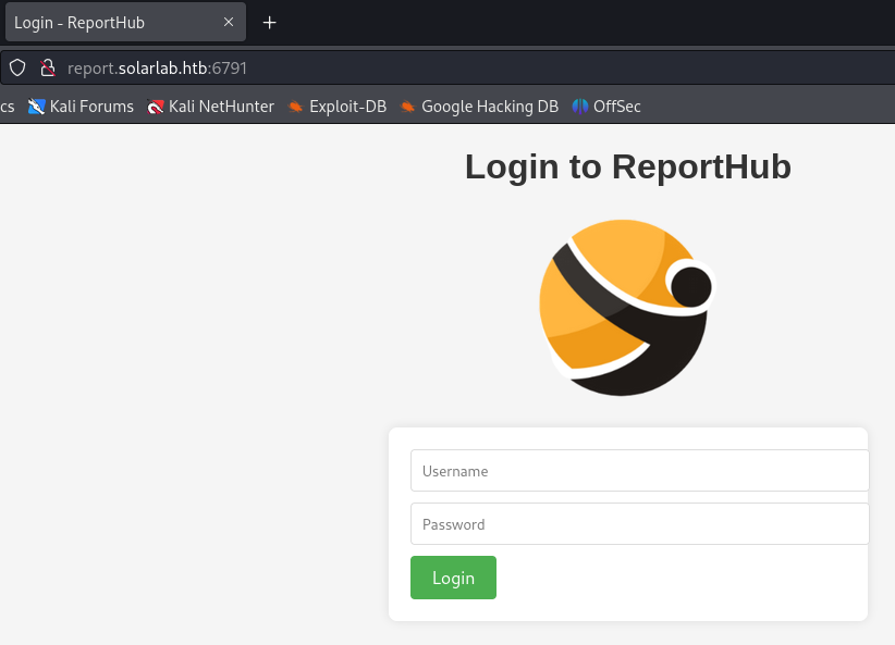 SolarLab report subdomain