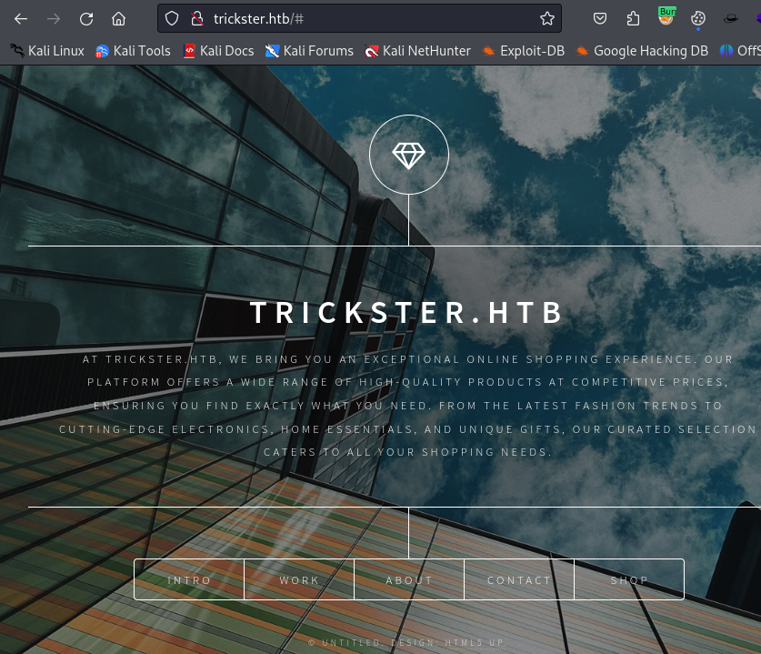 Trickster website