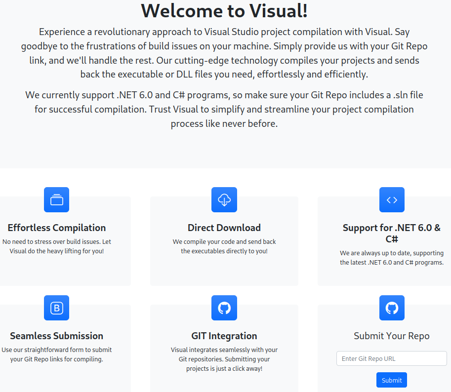 Visual Webapp