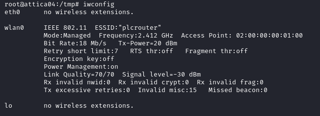 iwconfig command