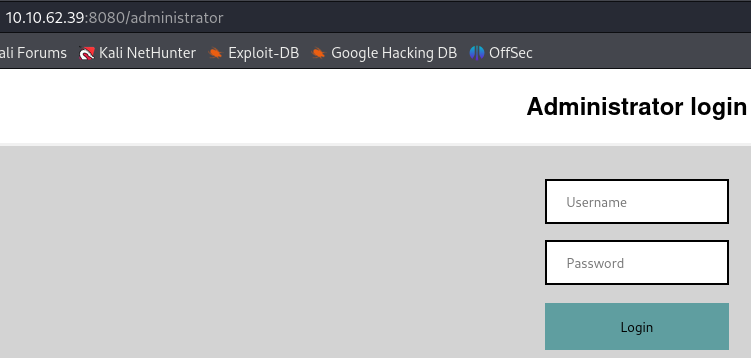 Clocky administrator endpoint