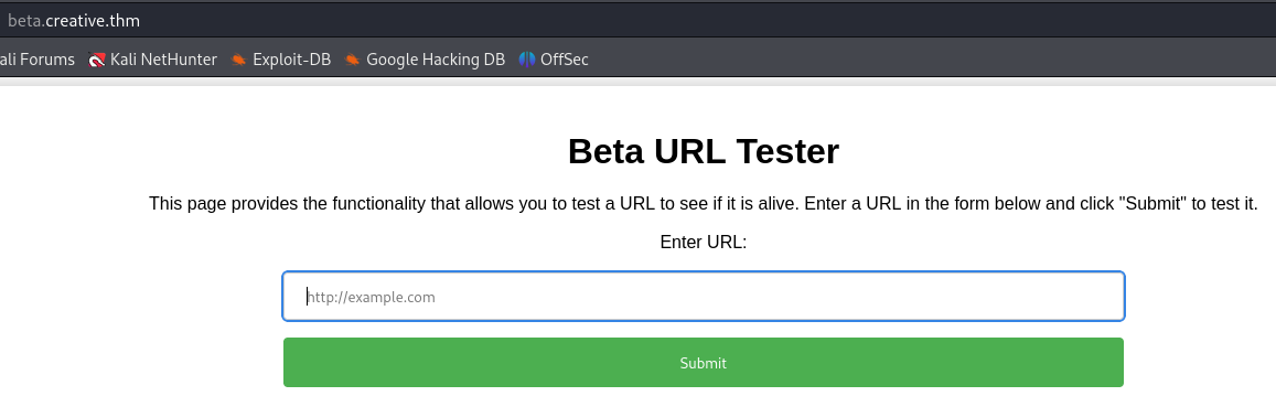 URL tester website