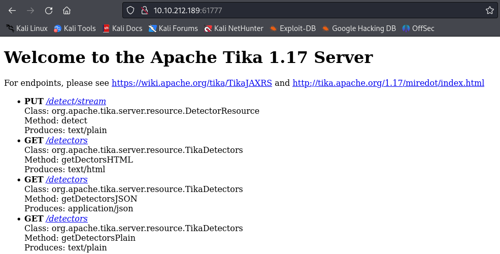 Apache Tika Server