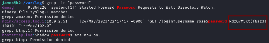 Rose password