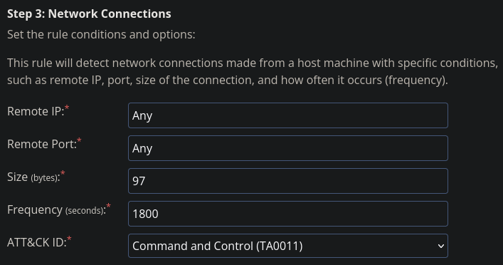 Sigma rule C2 server