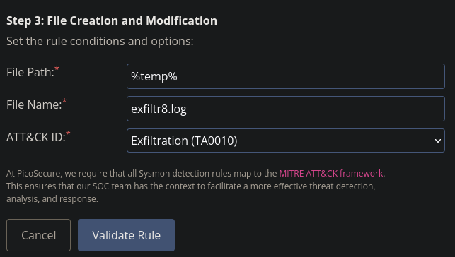 Sigma rule data exfiltration malware